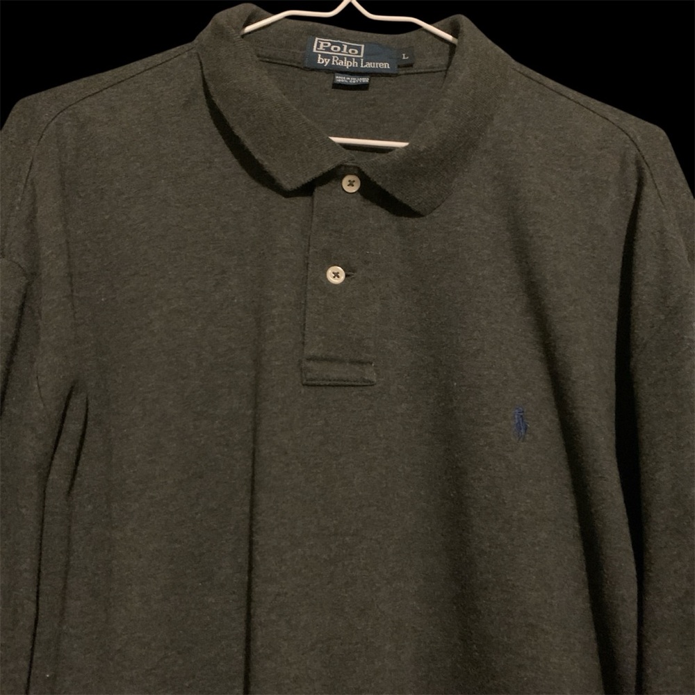 Polo by Ralph Lauren Gray Polo Shirt Classic Design